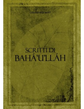 libro bahá'í Scritti di Bahá'u'lláh