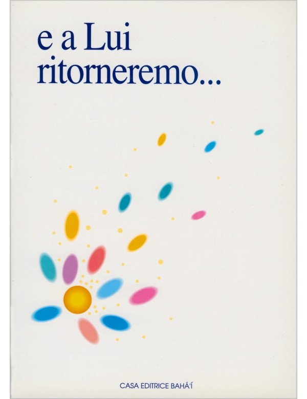 libro bahá'í E a Lui ritorneremo