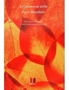libro bahá'í La promessa della pace mondiale