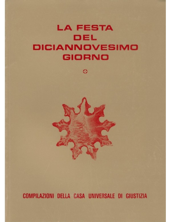 libro bahá'í La festa del diciannovesimo giorno