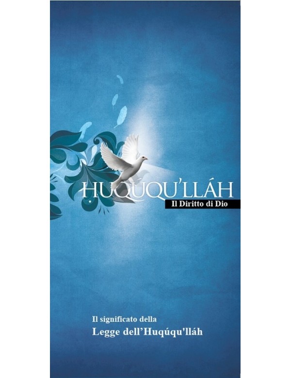 libro bahá'í Significato dell'Ḥuqúqu’lláh. Brochure