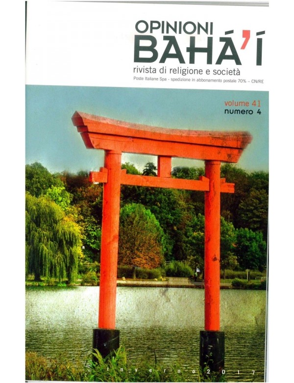 libro bahá'í Opinioni bahá'í 2017 inverno