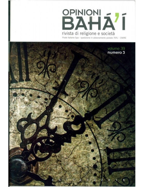 libro bahá'í Opinioni bahá'í 2015 autunno