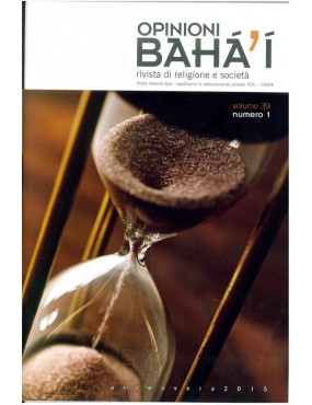 libro bahá'í Opinioni bahá'í 2015 primavera