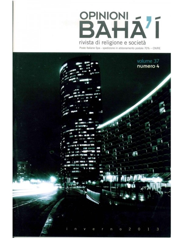 libro bahá'í Opinioni bahá'í 2013 inverno
