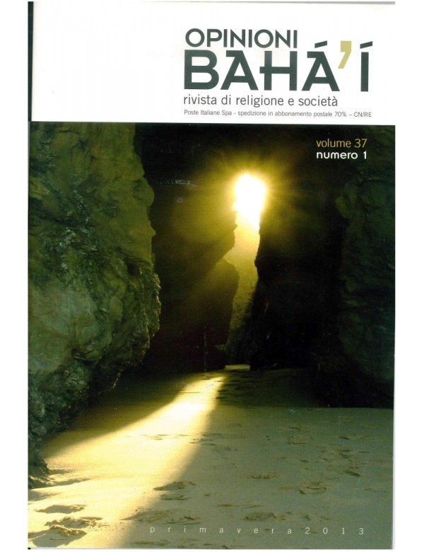 libro bahá'í Opinioni bahá'í 2013 primavera