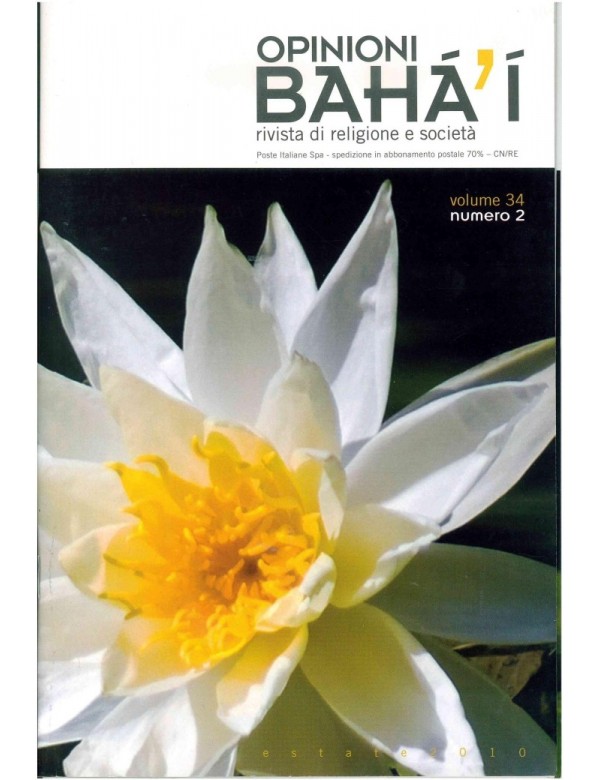 libro bahá'í Opinioni bahá'í 2010 estate