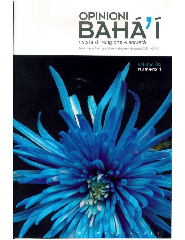 libro bahá'í Opinioni bahá'í 2010 primavera