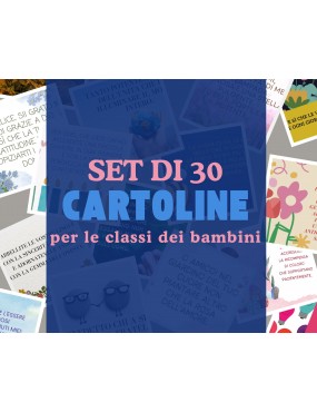 Set di 30 cartoline per le...